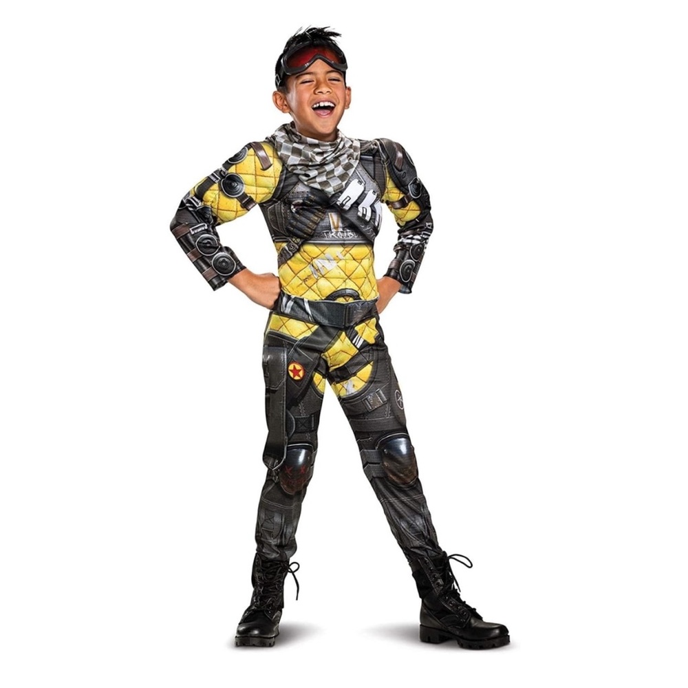 Mirage Eliott Witt Muscle Boys size XL 14/16 Apex Legends Costume Disguise